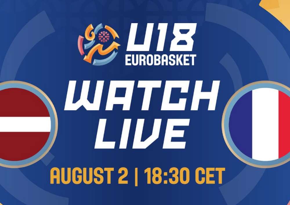 FIBA U18 Latvija pret Franciju TIEŠRAIDE